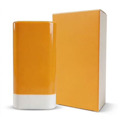 Everyday Sunscreen Stick — A Golden-Orange Essential for Morning Routines, City Days & Weekend Plans